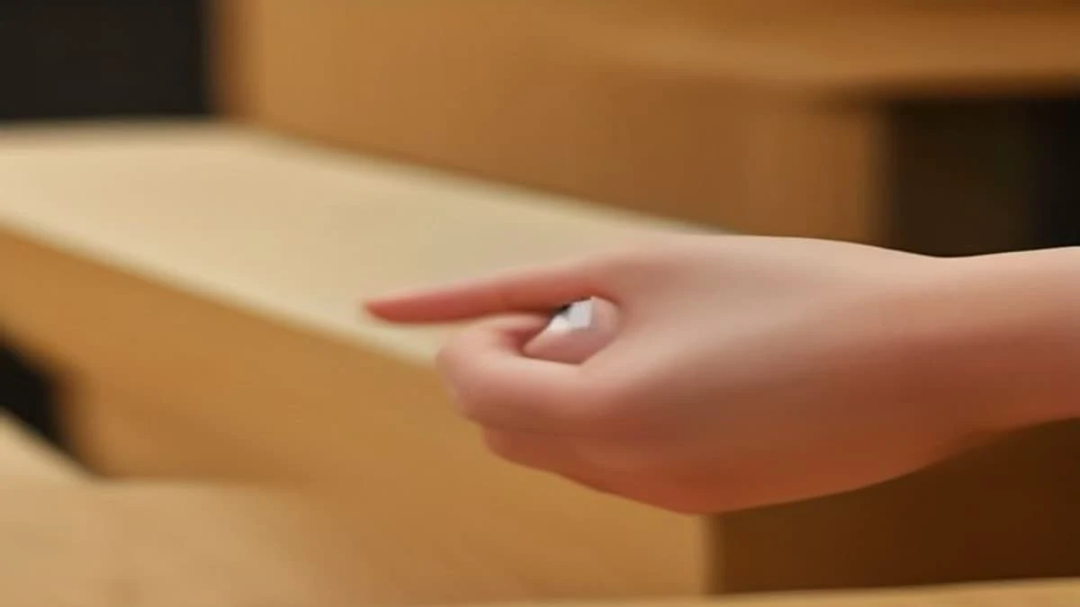 Photograph: shallow depth of field close-up of a small office meeting with two people reviewing printed charts on a desk