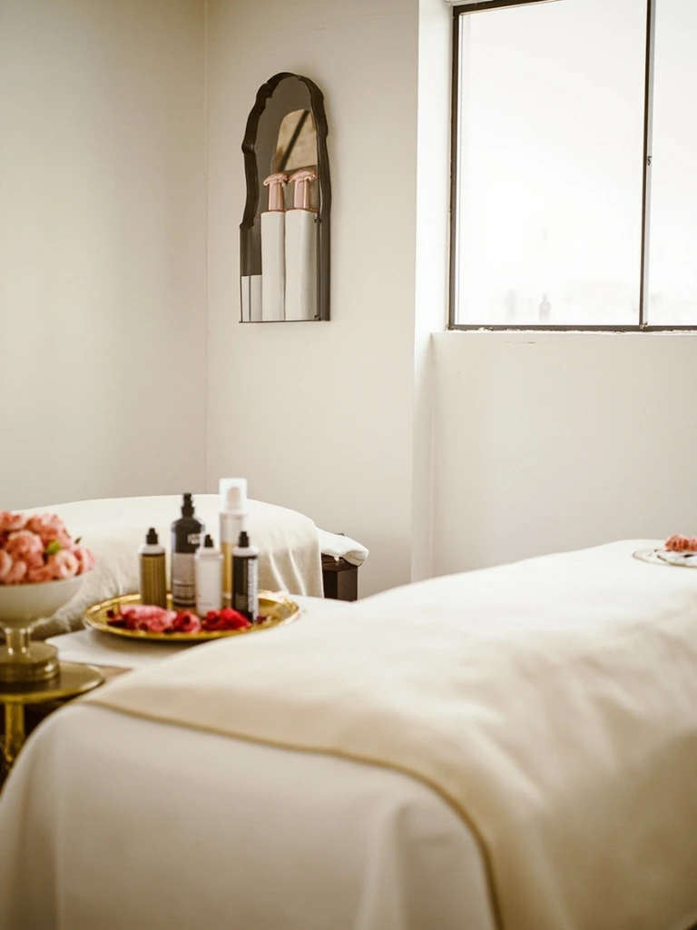 The skin and facial treatment suite